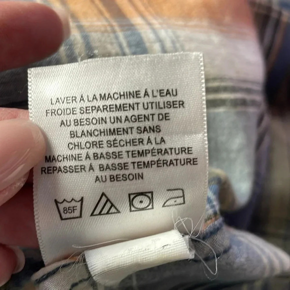 Red Head Button Up Plaid Button up short sleeve Mens Shirt Size 2XL - Picture 6 of 6